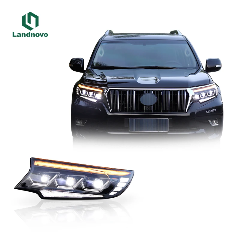 

Wholesale Car Led Head Light Lamp For Toyota Prado 2018-2021 Assembly Upgrade Front Led Light Headlight Headlamp