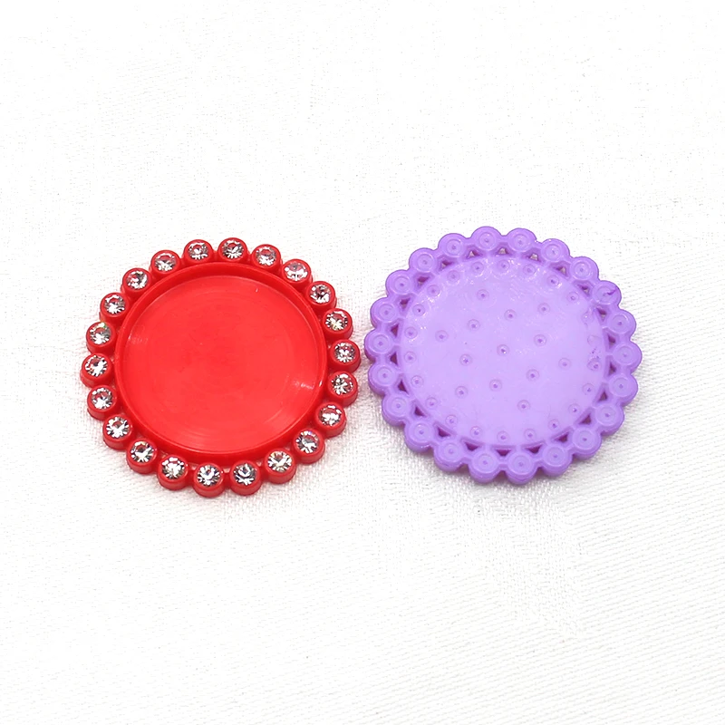 10Pcs/Lot 37MM Bottle Cap Tray Setting Key Cover Lids For Button Cabochon Base Frame Setting Decoration Accessories