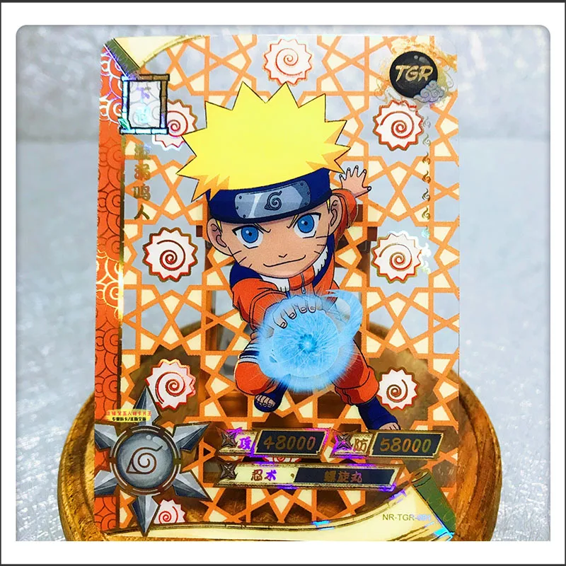 KAYOU NARUTO TGR 1-27 Transparent Cards Anime Haruno Sakura Uchiha Itachi Uchiha Sasuke Hatake Kakashi Gaara Game Card Collect