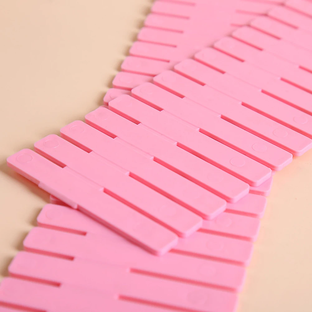

4 Pcs Storage Drawer Partition Plate Organizer Divider Dividers for Drawers Pink Grid