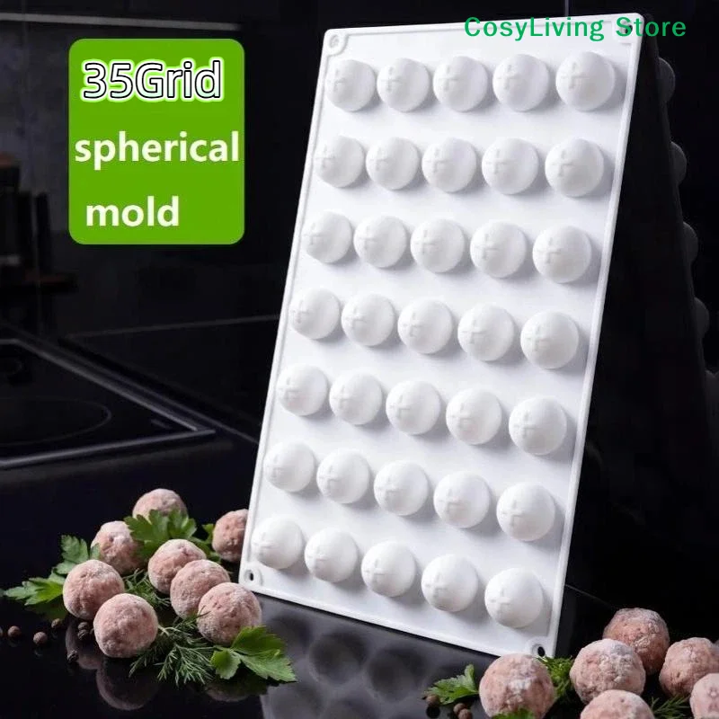 [CL]35 Grid Silicone Meatball Maker Rice Ball Maker Shaker Meatball Mold Fish Balls Beef Balls Mold Meat Tools Kitchen Tools[CL]