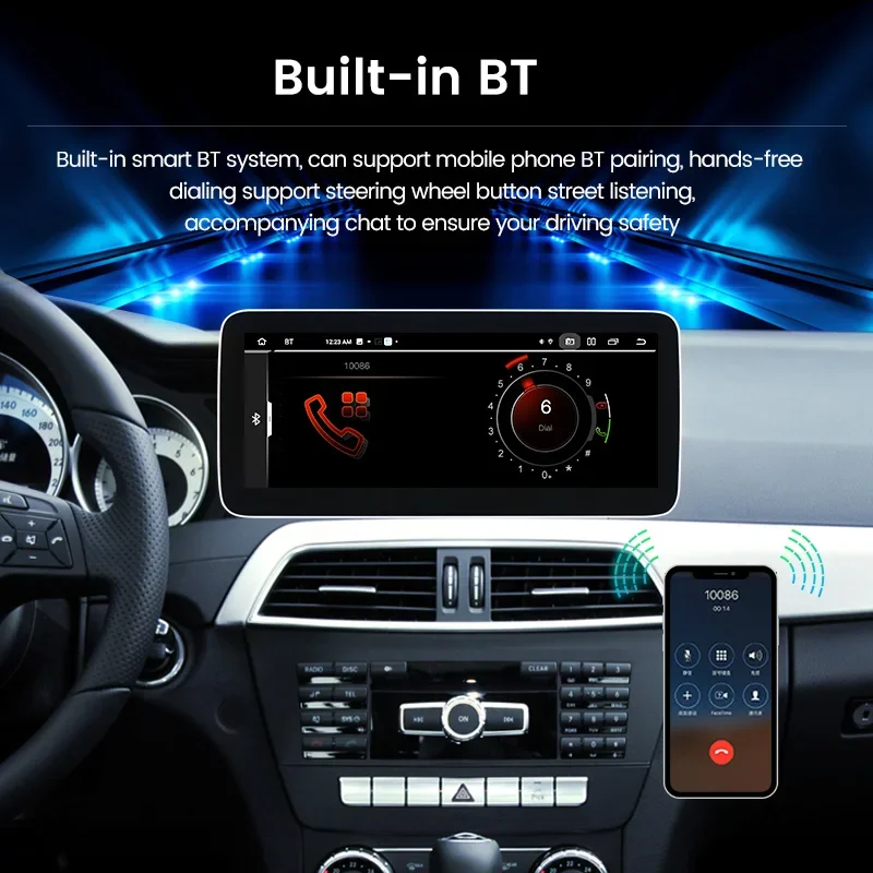 2024 NEW Android 13 Car Stereo Multimedia Player For Mercedes W204 W205 X253 W447 NTG 4.5/5.0 Wireless Carplay Autoradio GPS DSP