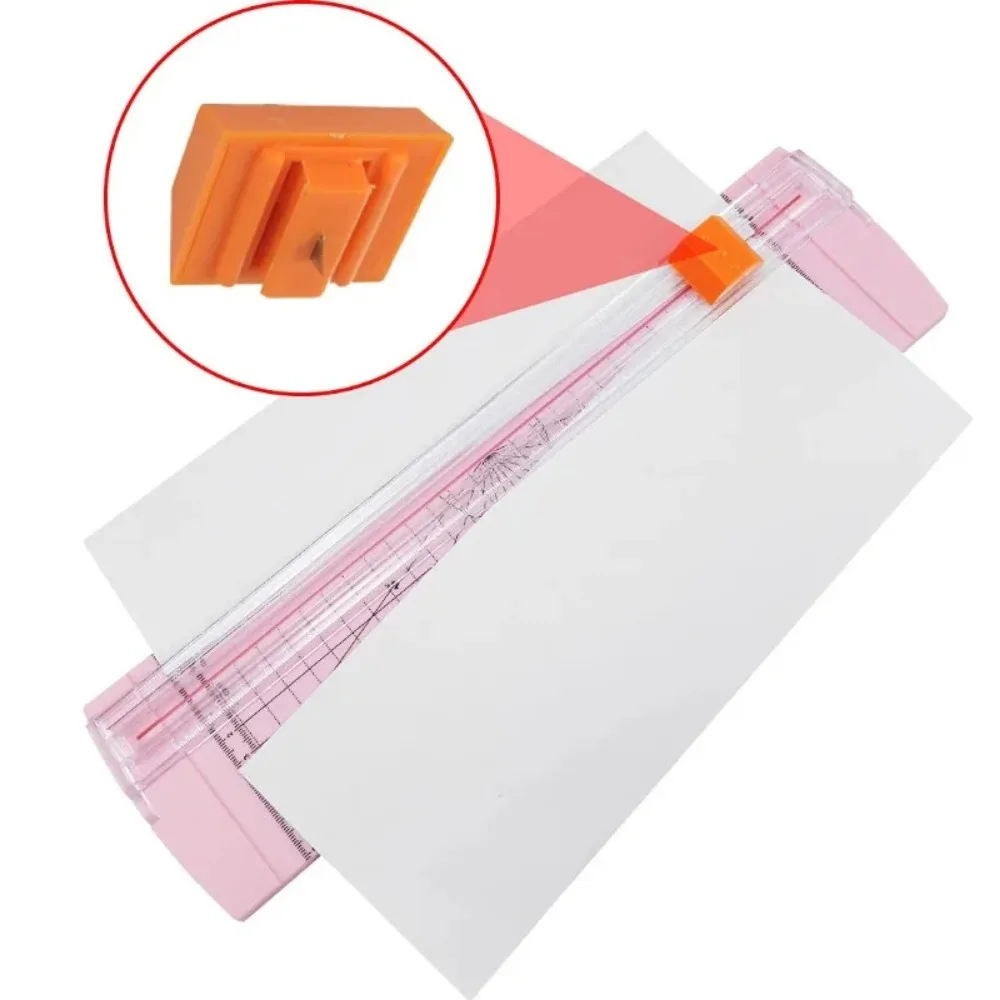 Office A4 A5 Guillotine Paper Cutter with Automatic Security Safe Guard for Coupon Craft Paper Lightweight Cutting Mat Machine