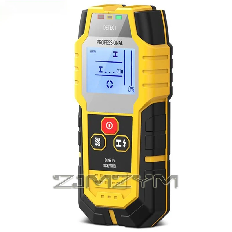 Wall Detector Stud Finder with LCD Display, Positioning Hole, AC Live Cable Wires, Metal Wood Stud Sensor,  Wall Scanner