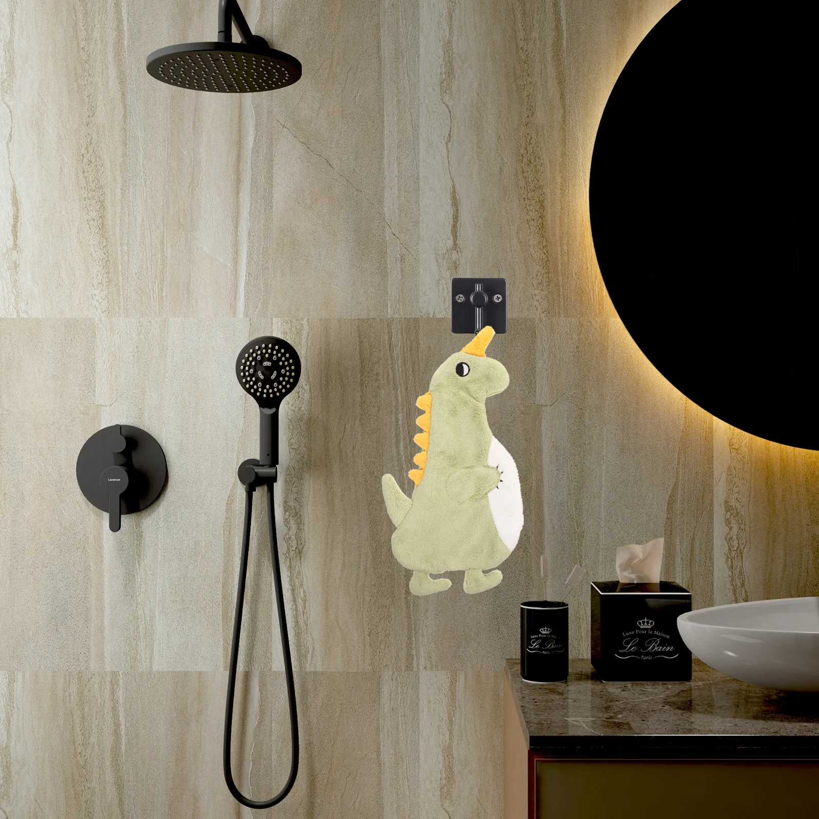 Decorative Cartoon Hand Towel Adorable Animal Shape Soft Fabric Quick Drying Practical for Kitchen Bathroom Home Decor