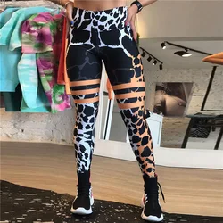 New Leopard Yoga Pants Seamless Leggings Women Peach Hip Lift Pants Gym Workout Tights High Wasit Training Fitness Leggings Pant