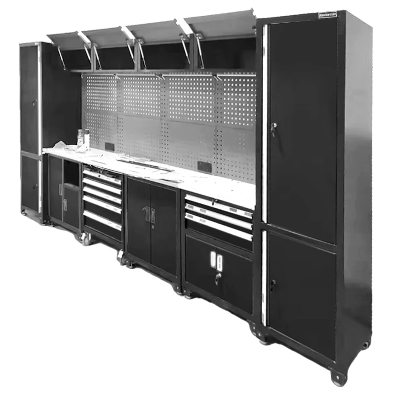 a forHeavy-Duty Steel Powder Coated Lockable Tool Cabinet 1000 Pcs Professional Workbench Workshop Customized