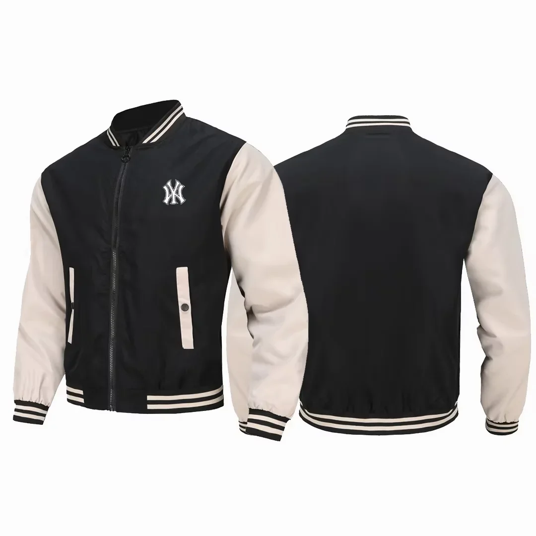 

2024 Men's and women's high-neck baseball Jacket, young street large jacket, high quality, casual fashion, Spring and Autumn