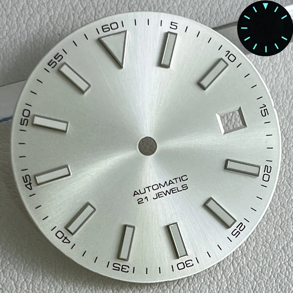 القرص المضيء 30.7 ملم مناسب لـ Miyota 8205, 8215, 821A, Mingzhu DG2813 3804, Seagull ST1612