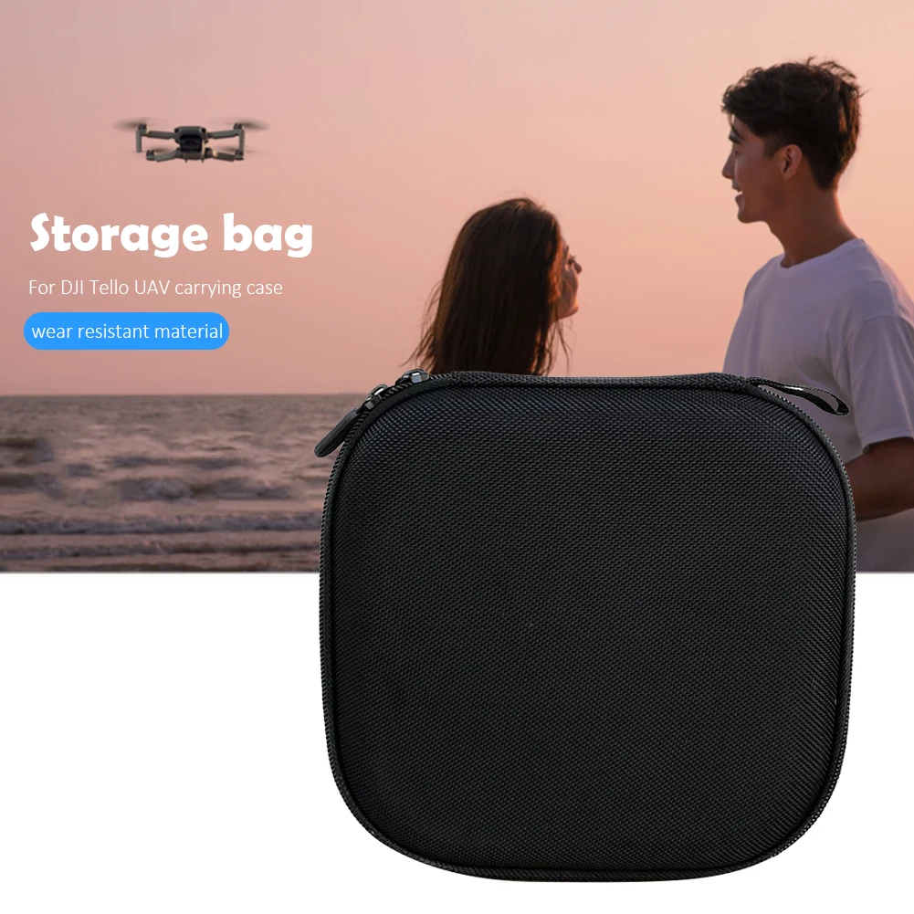 RC Drone Carrying Case Replacement Dual Zipper Protective Storage Bag for DJI Tello Aircraft Organizer Bag