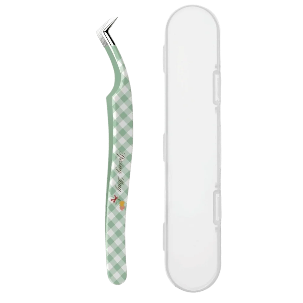 Stainless Steel Precision Tweezers Anti-static High Precision Craft Tweezers Cartoon Pattern Universal Grip
