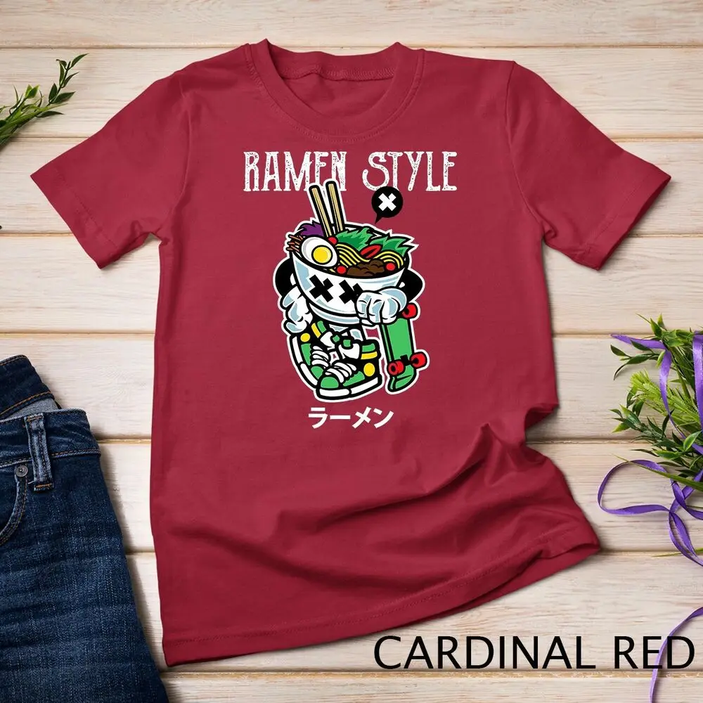 Japanese Ramen Shirt Ramen Style Skater Graffiti Shirt Unisex T-shirt