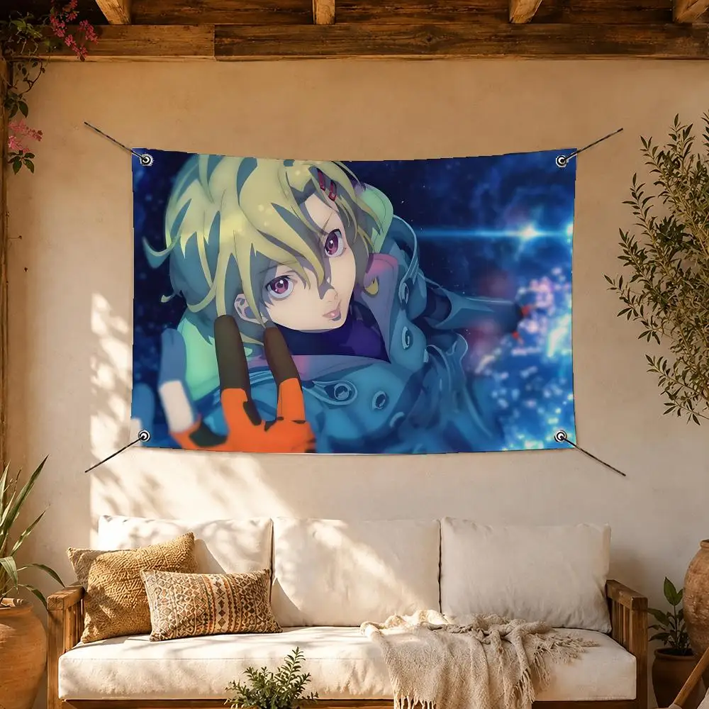 Smart Game Gnosia Flags Room Home Decor Wall‑Hanging Art Banner, Outdoor for Bedroom Party Background Decoration