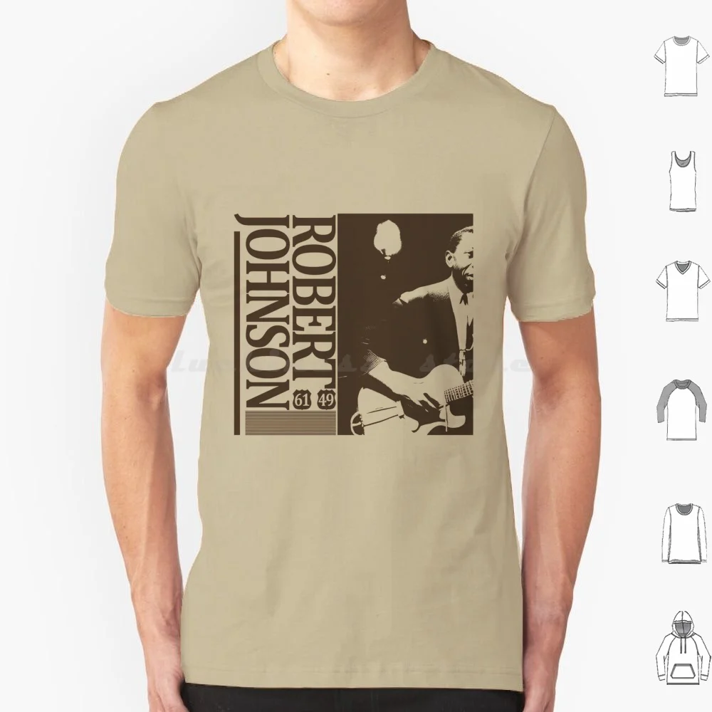 Camiseta de algodón para hombre y mujer, camisa con estampado DIY de Robert Johnson 61, 49, Crossroad, Blues, Crossroads, Blues, Robert, Johnson, Soul, Devil, tensipi