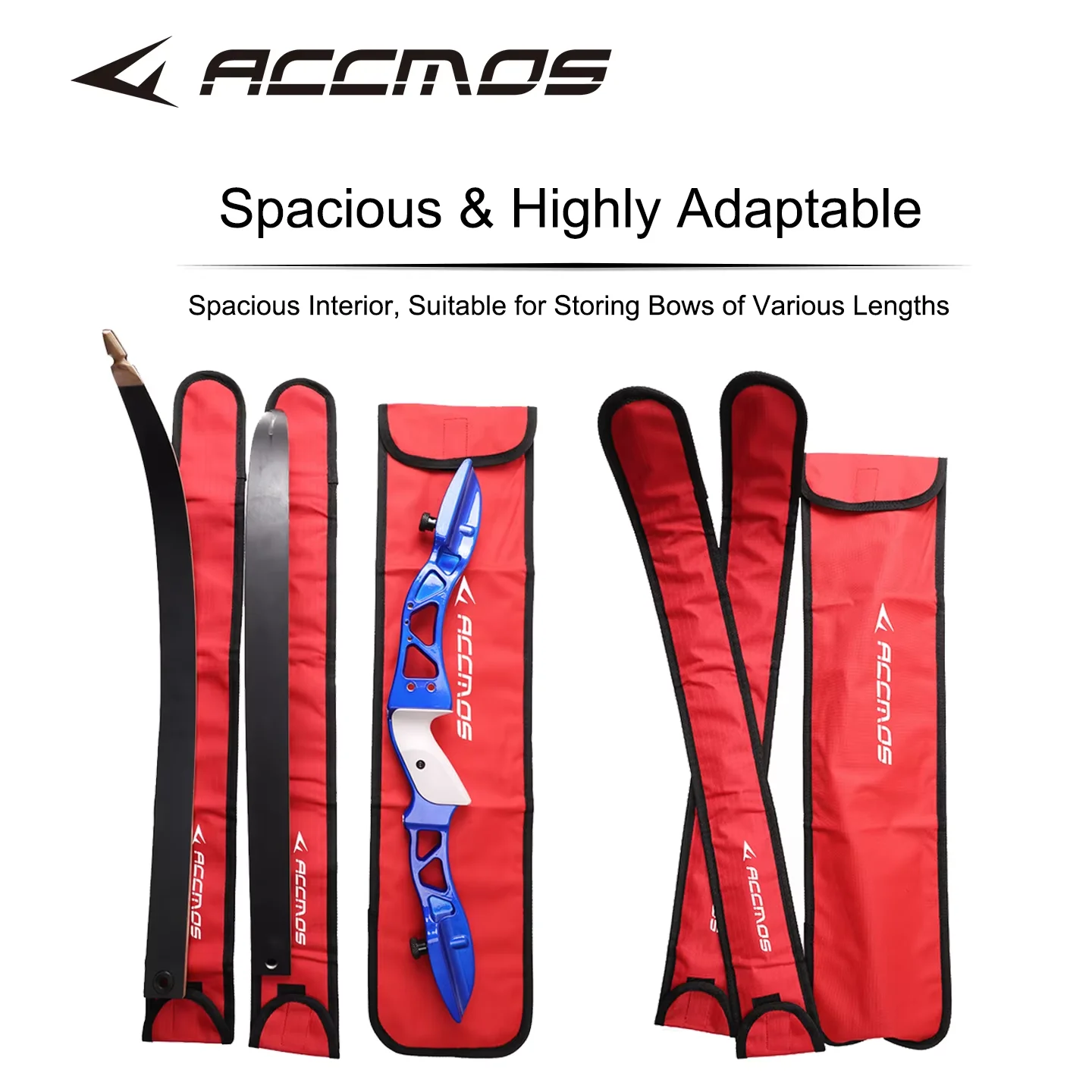 

ACCMOS Recurve Bow Riser/Limbs Bag Portable Nylon Bag Easy Carrying Bow Bag