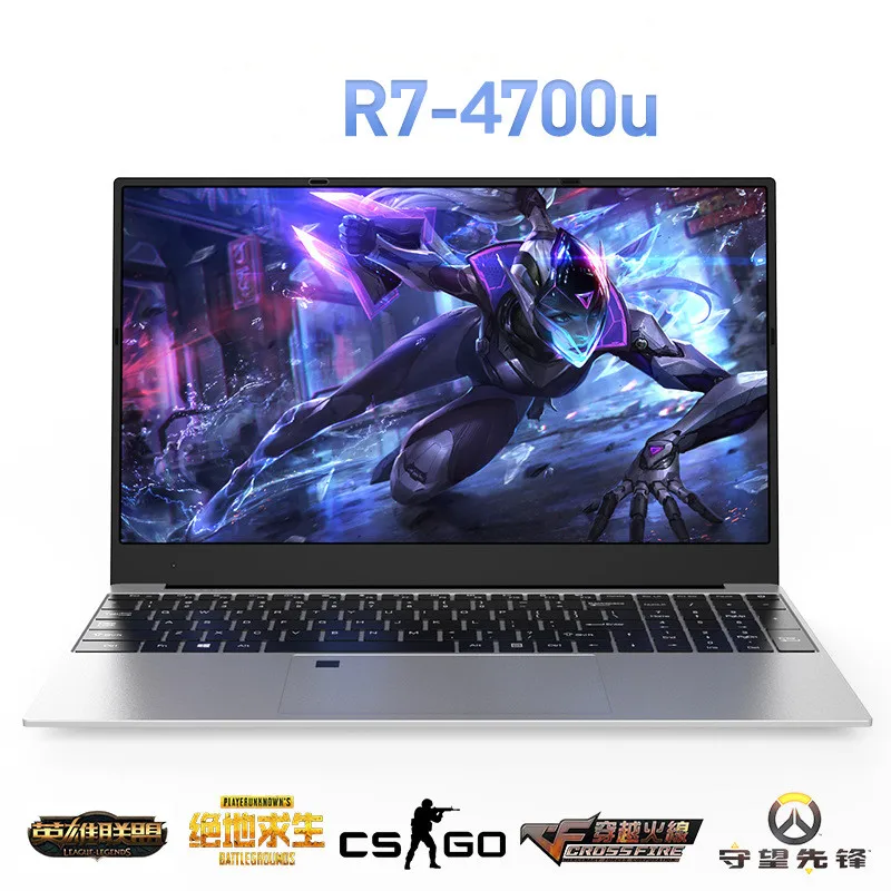 2023new R7-4700แล็ปท็อปโลหะ15.6นิ้ว backlit AMD น้ำหนักเบาพกพาได้คอมพิวเตอร์ดีไซน์สำนักงานธุรกิจ20GB RAM 256G 1TB SSD