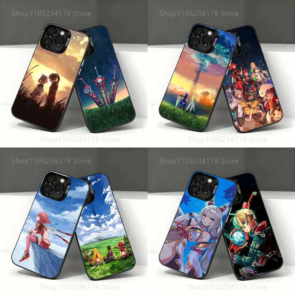 

X-Xenoblade Chronicles Phone Case For iPhone 17,16,15,14,13,12,11,Pro,Max,Plus,E,Air,Mini Anti Fall Black Bumper