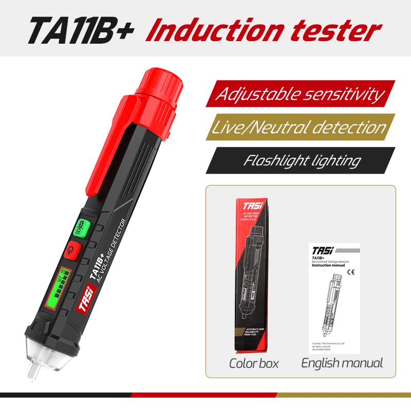 Digital display test pen TA11B+electrician non-contact line detection, test pen