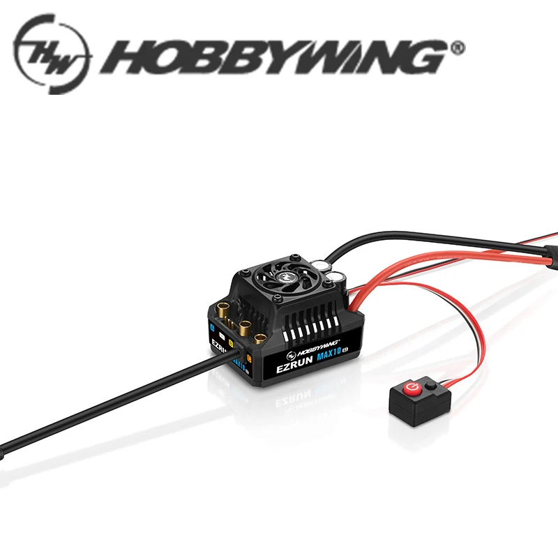 Hobbywing EzRun MAX10 G2 توربو مقاوم للماء مستشعر بدون فرش 80A / 140A ESC أو 3652 / 3665 G3 مجموعة المحرك لسيارة RC 1/10