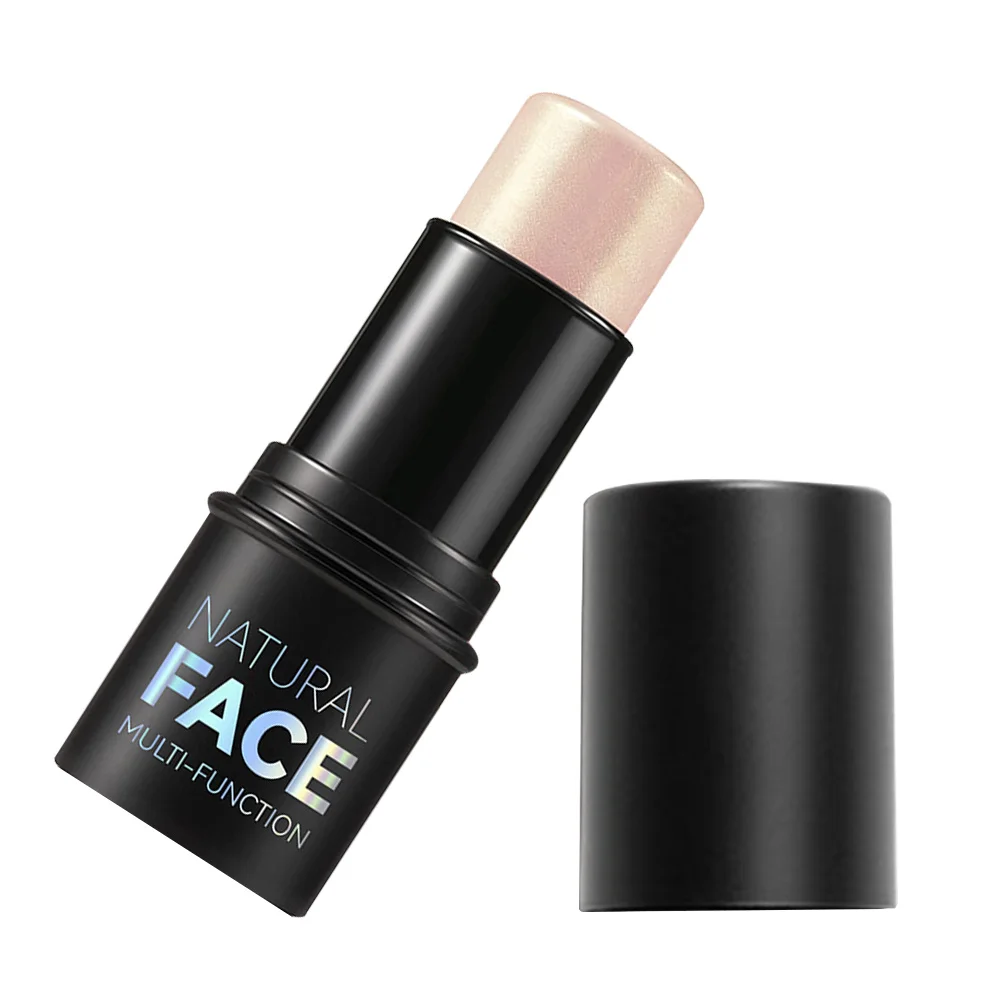 Evidenziatore Stick Crema Contorno Viso Shimmer Glow Trucco per le guance Strumento schiarente a lunga durata Viso portatile multiuso