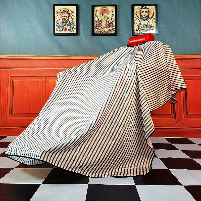 

Hairdressing Apron Waterproof Non-stick Barber Apron Men's Extension Barber Accessories Hair Cutting Cape Salon Equipment