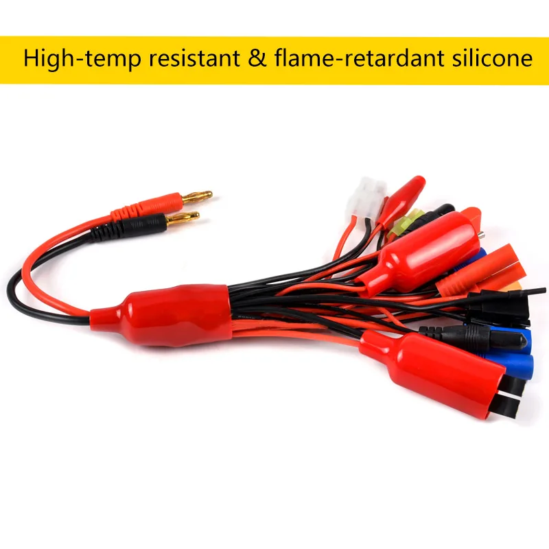 19in1 Multifunctional Lipo Battery Plug Convert Cable Balance Charging Adapter For IMAX B6 HOTA D6 Pro Charger