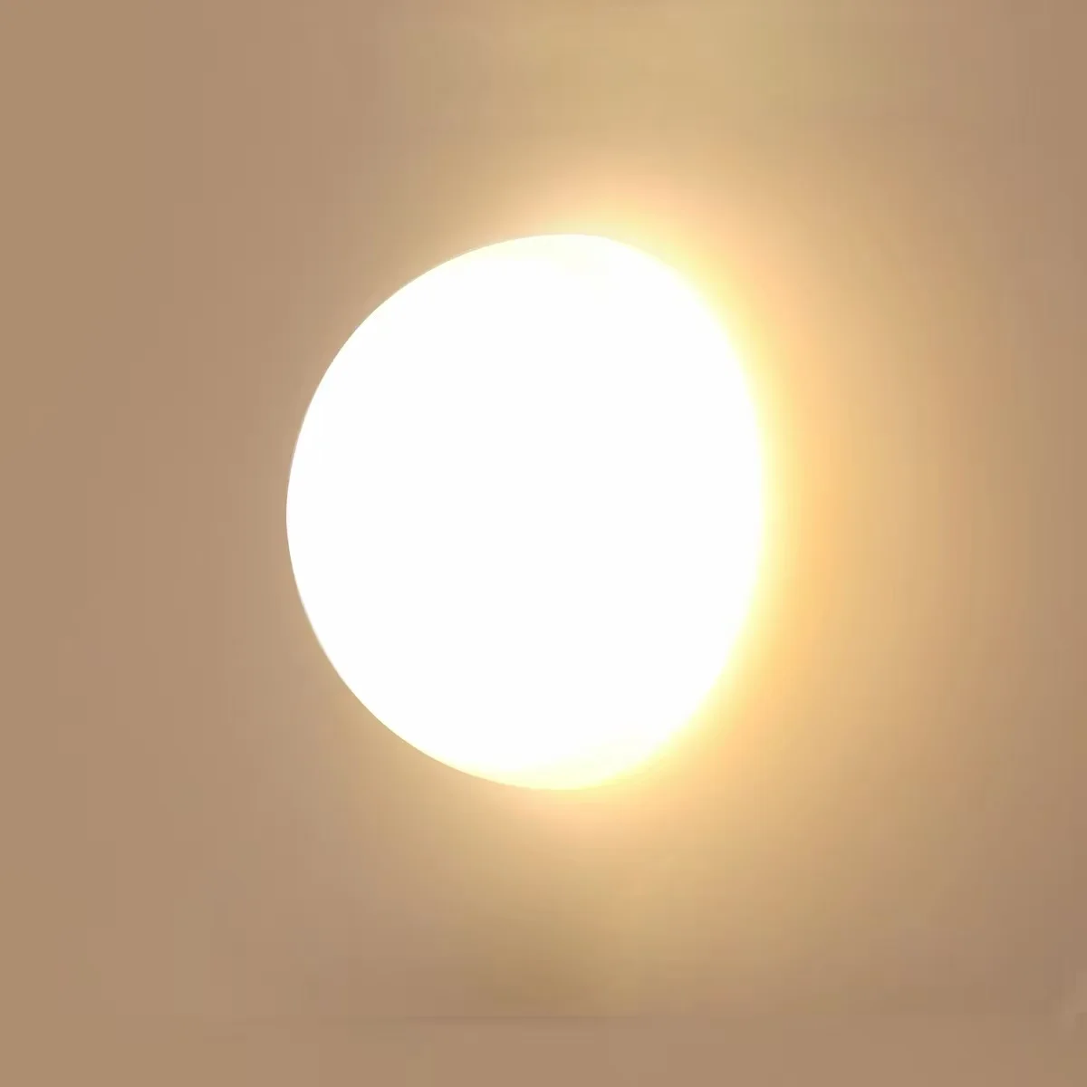 Milky White Half Sphere Glass Wall Sconce Modern Minimalist Wabi Sabi Wall Light Bedroom Bedside Corridor Background Decor Lamp