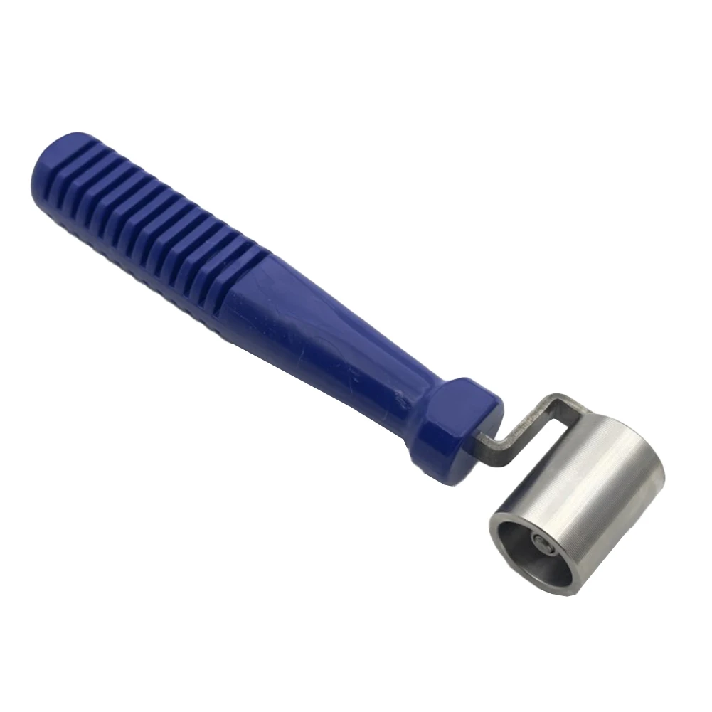 33mm Steel Seam Roller for Wallpaper and Vinyl Smoothing Tool with Ergonomic Handle and Stainless Steel Design