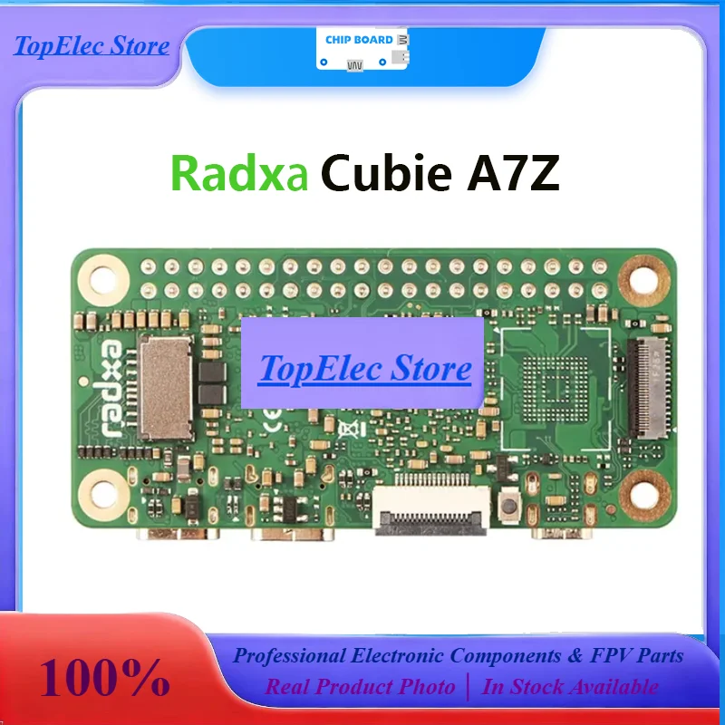 TopsRadxa Cubie A7Z Integrates An Allwinner A733 Octa-core Chip With 16GB RAM, Wi-Fi 6, Pi Zero Compatibility In A Small-form