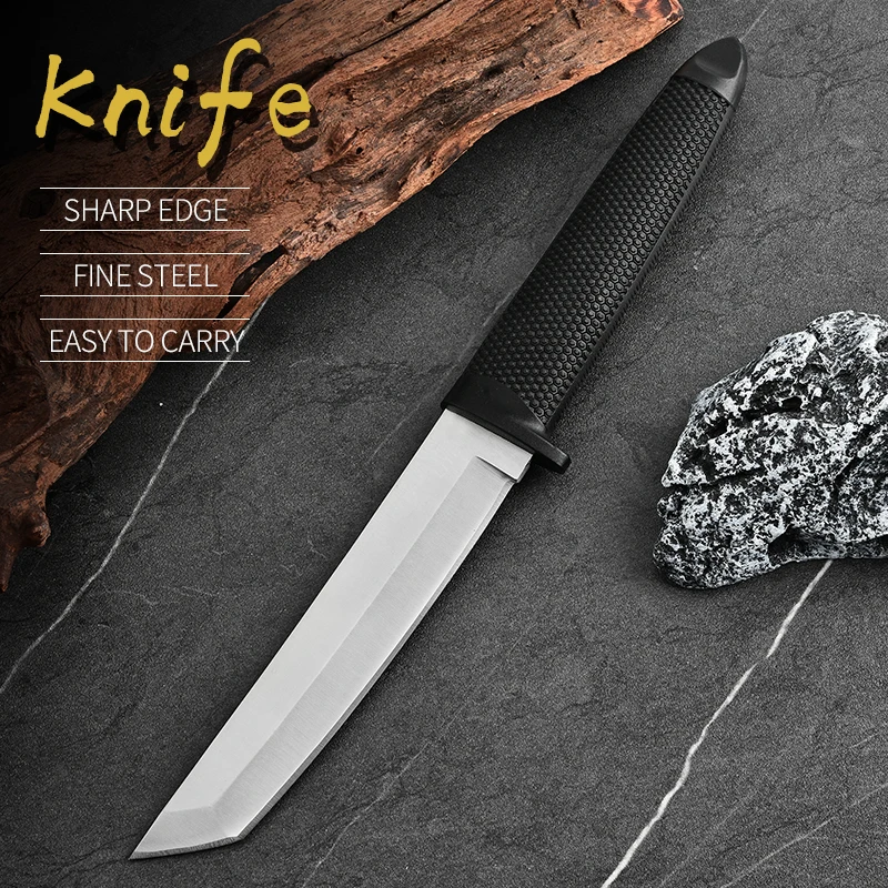 

Outdoor Stainless Steel Knife Camping Multifunctional Wilderness Survival Knife High Hardness Portable Knife