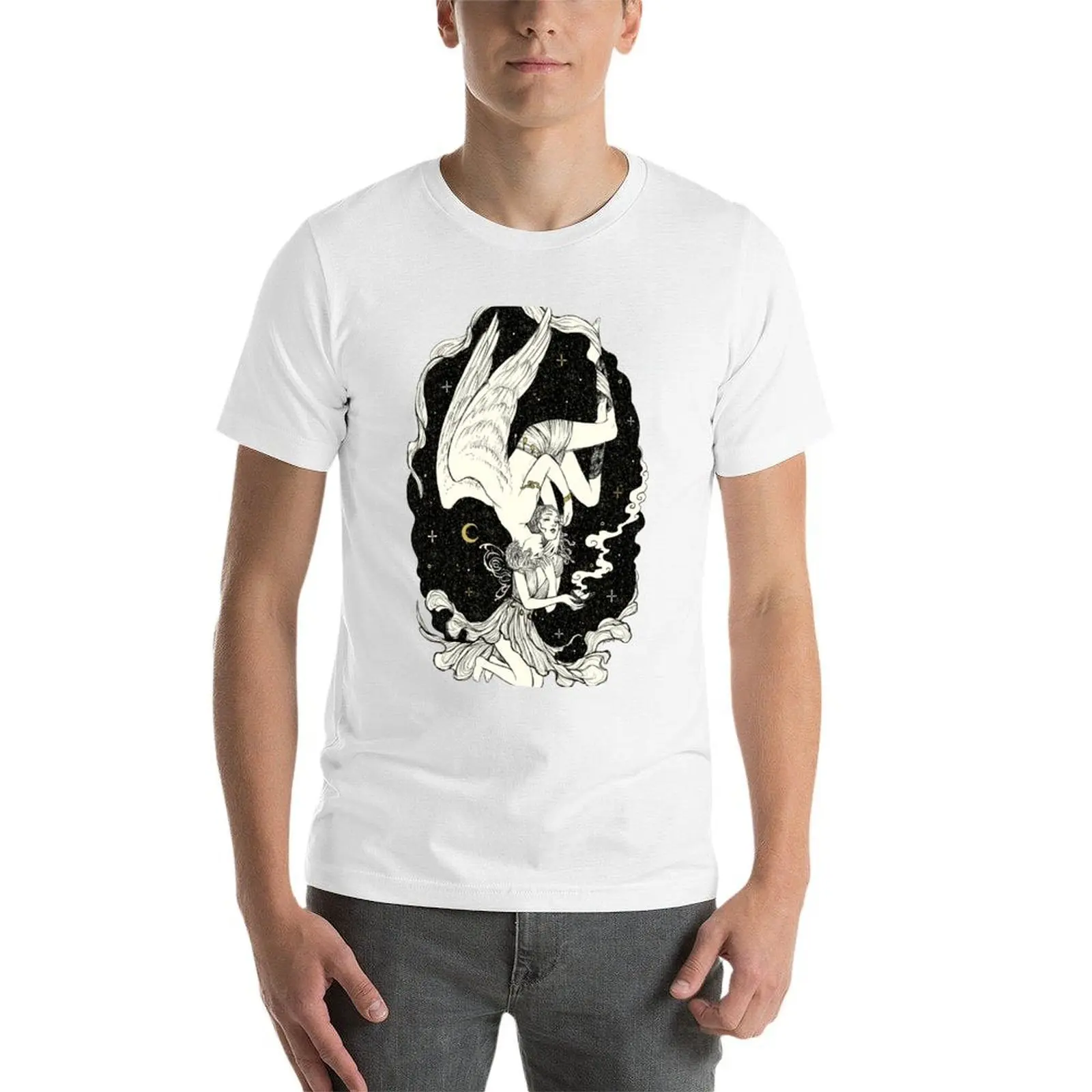 تي شيرت قطني للرجال قميص Psyche الأساسي تي إيروس للقميص تي ورجل مضحك-قمصان مهمة الأخيرة لـ