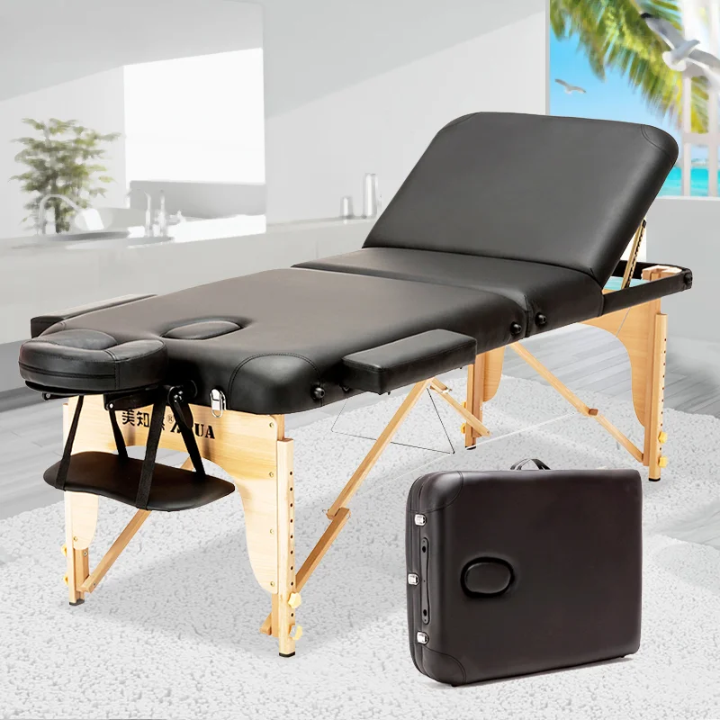 Chaise de traitement de table de lit portable, civière de massage professionnelle, civière de spa esthétique, pliante, électrique