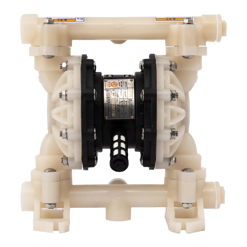 GODO QBY3-25F Pvdf Pneumatic Double Diaphragm Pump Small Diaphragm Pumps Hydrochloric Acid Pump to Transfer Acid and Alkali
