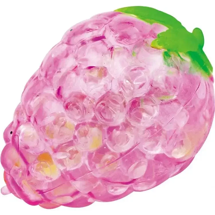 ของแท้ Action Figure ผลไม้บีบเพลงบรรเทา Venting ของเล่นสตรอเบอร์รี่องุ่นแตงโมสีส้ม Gacha รุ่น