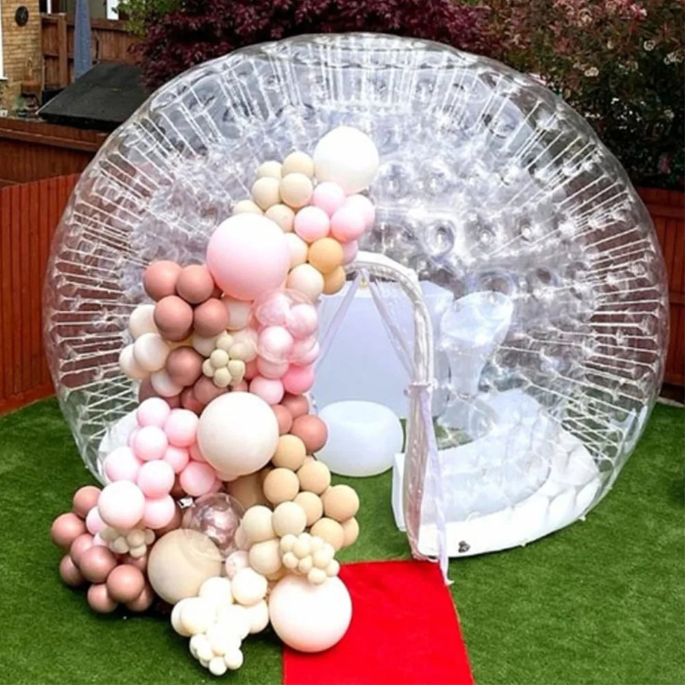 

Pvc Tarpaulin New Design Igloo Inflatable Bubble Lodge Clear Tent for Sale for Hotel