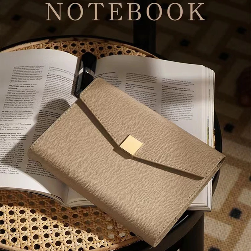 A5 A6 Pu Leather With pen Gift Box Notebook Binder Journal Diary Planner Business Office School Stationery Support customization