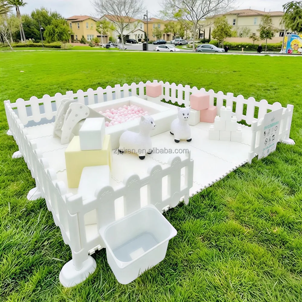 Indoor/Outdoor Children's Party Soft Play Set: PU-Covered Foam Climbing & Castle Module