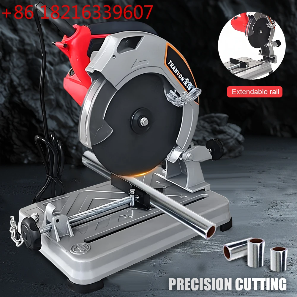 TAO Multi-Purpose Portable Cutting Machine Saw 220V Desktop Small High Power Wood Metal Steel Aluminum Guideway Cutting Machine
