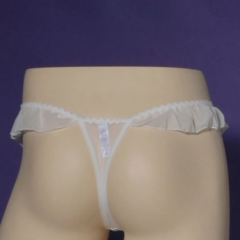 الدانتيل والتطريز الرجال بوق الحقيبة الحرير زلة رصاصة فصل الملابس الداخلية منخفضة الخصر اليابانية g-سلسلة T-الظهر ثونغ سيسي نوم