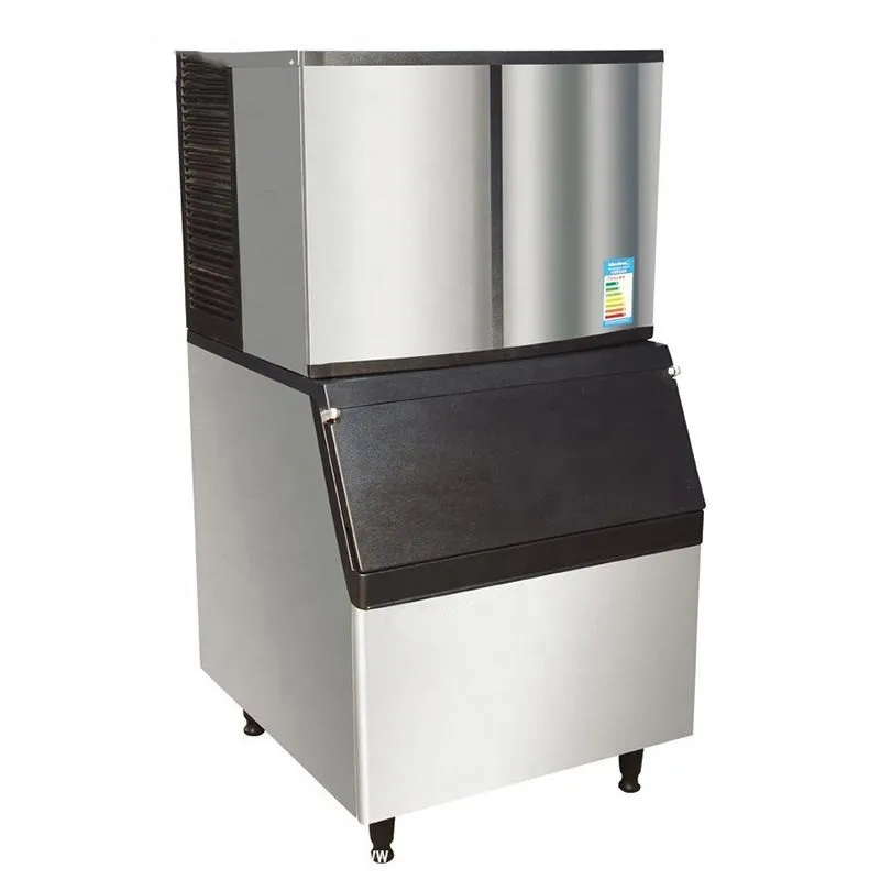 Economic Split Type 250kgs 500kg Industrial Ice Cube Making Machine Electric Ice Maker Price PLS-ZBJ-500L