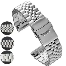 Brushed Solid Stainless Steel Bracelet for SEIKO Diver SKX007 SKX009 High-Quality Dive Watch Band 20 22mm