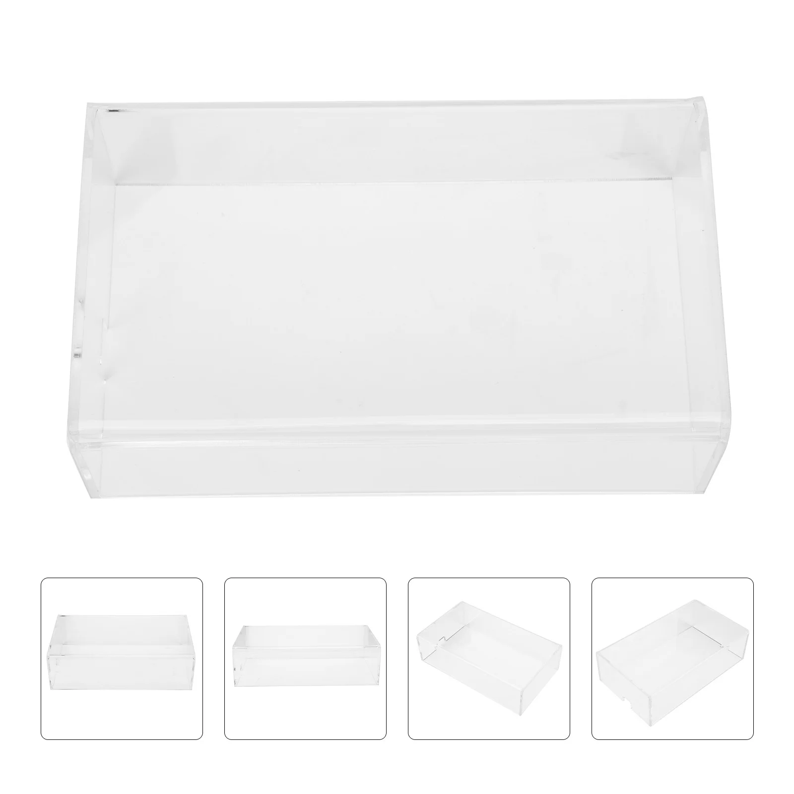 

Clear Acrylic Mouse Case Protective Dust Water Resistant Cover for Computer Mouse Washable Reusable Transparent Design Fits