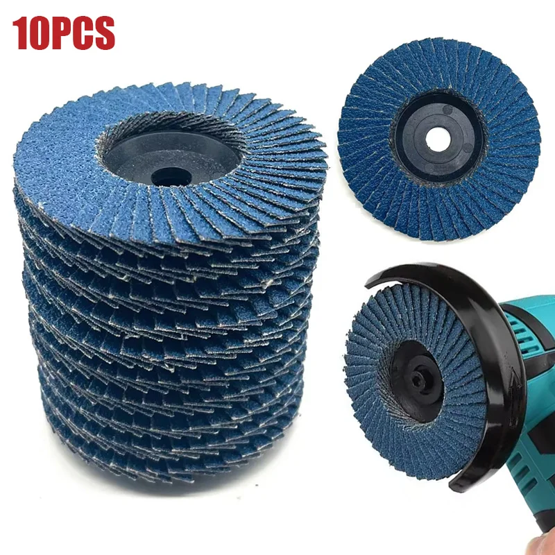 10PCS 50mm/75mm 3inch Grinding Wheels Flap Discs Sanding Disc Grinding Wheels Blades For Angle Grinder Wood Abrasive Tool