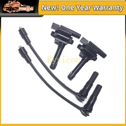 1 SET IGNITION COIL AND WIRE CABLE FOR MG 350 360 SW 5 GT TCI GS TGI ZS ROVER ZOTYE T600 1.3L 1.5L 1.5T (2010-) NEC000120A