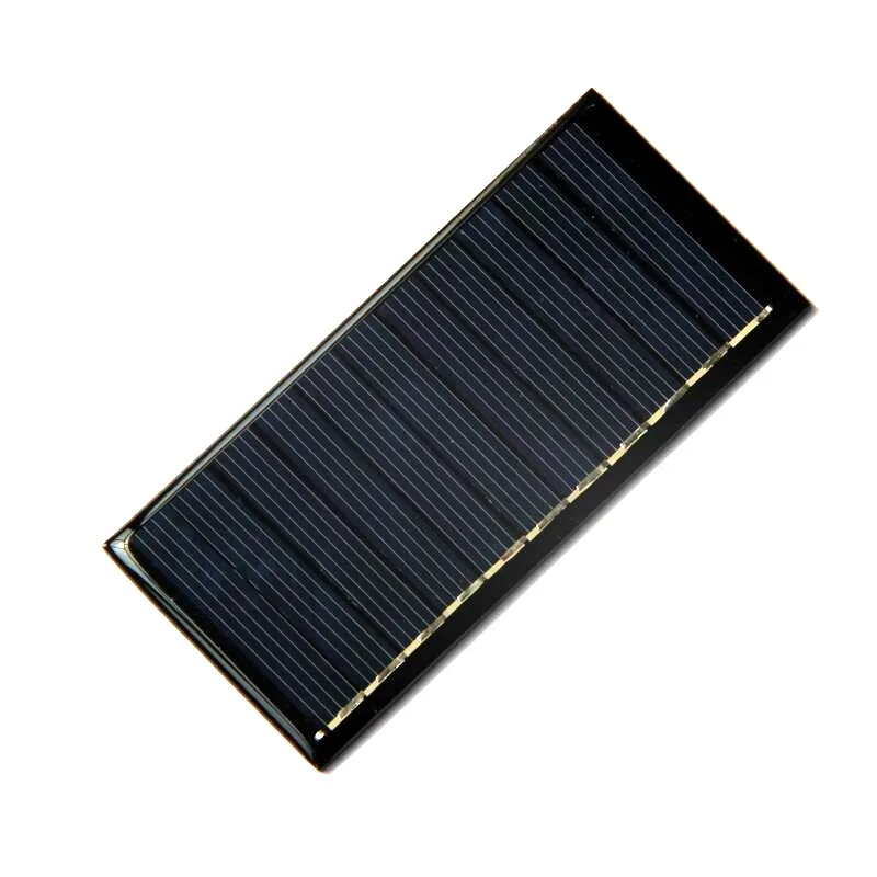 Venta al por mayor 500 Uds 0,55 W Mini paneles solares 5,5 V tamaño pequeño 95*48MM placa Solar de células solares para proyecto de energía Solar de luz Solar DIY