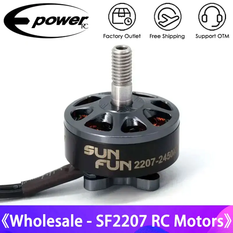 

E-Power RC Brushless Motors Parts SF2207 2207 1750KV 4-5S CW Thread FPV Multi Rotor Motor Large Torque Quadcopter Spare Toys