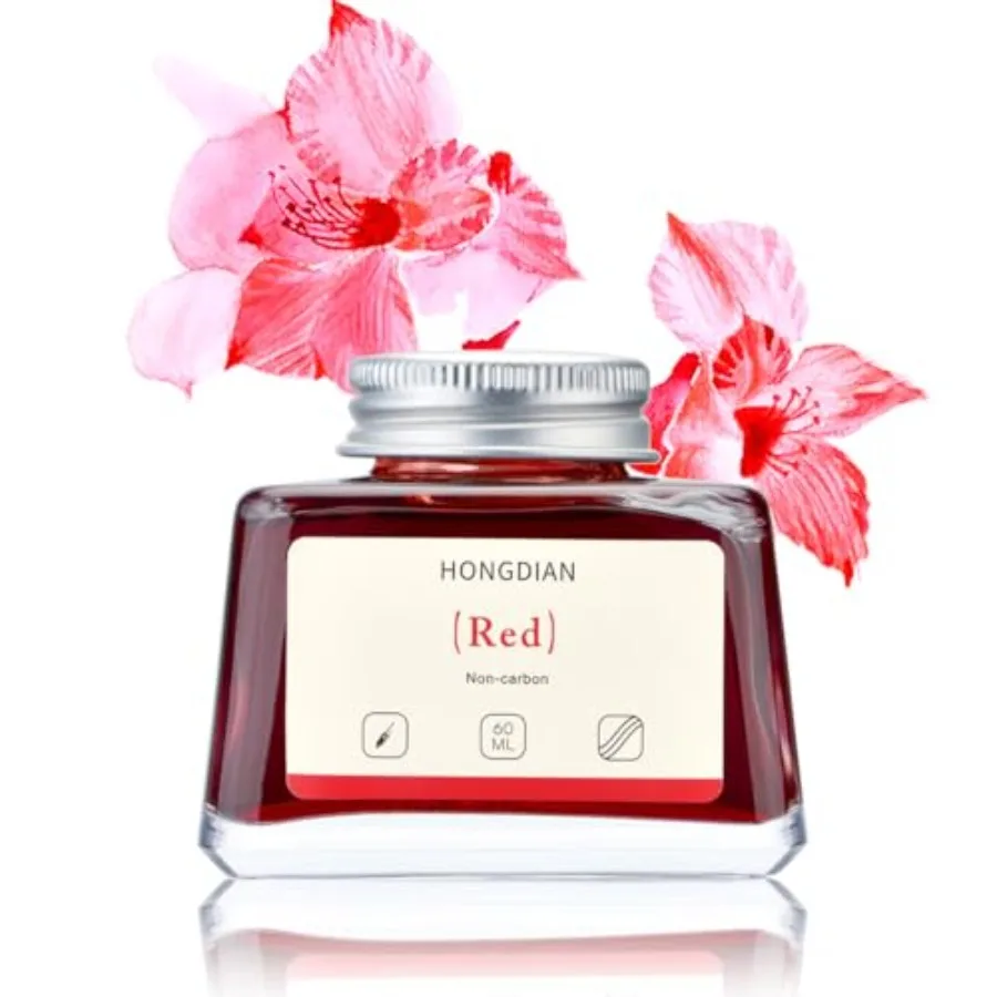

Hongdian Fountain Pen Bottled Ink, 60ml Fountain Pen Bottled Ink, Non Carbon