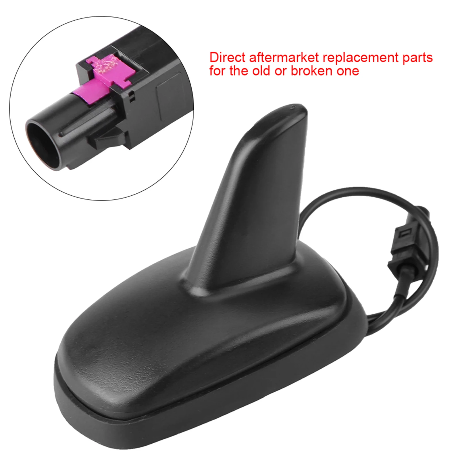 Car Aerial Car Antenna Car Replacement Antenna Car Roof Aerial Shark Fin Antenna for 5 6 6R A3 A4 A6 Seat Fakra Car Roof Antenna