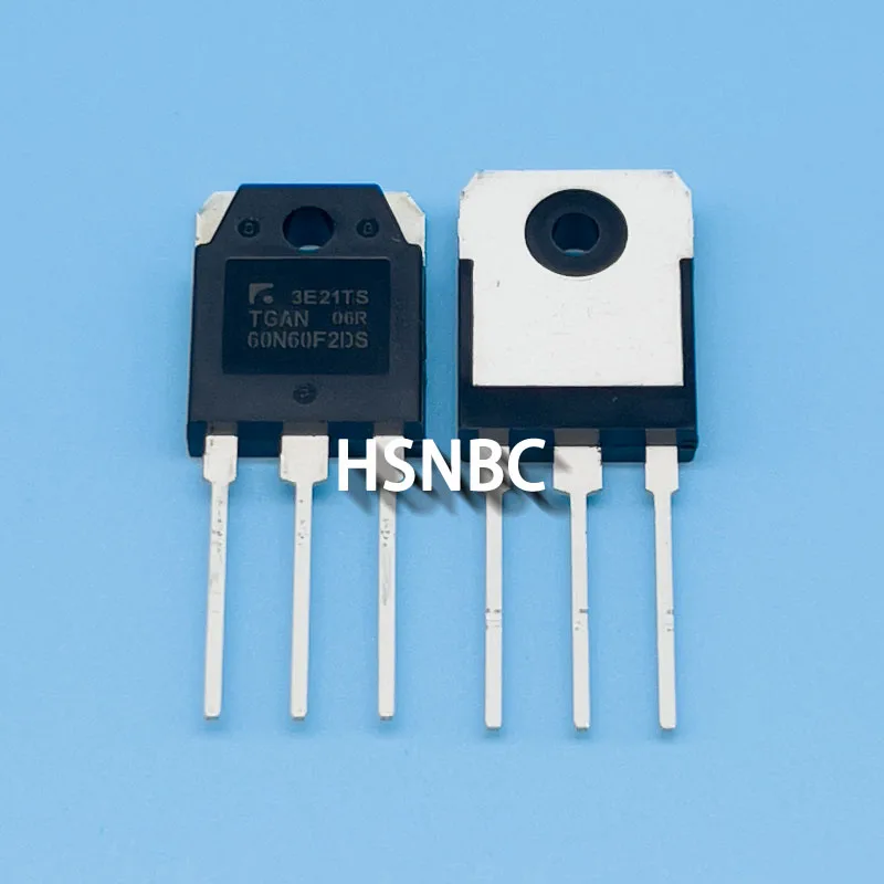 Transistor de potencia TGAN60N60F2DS 60N60F2DS 60N60 TO-3P 600V 60A IGBT, nuevo y Original, lote de 5 unidades, 100%