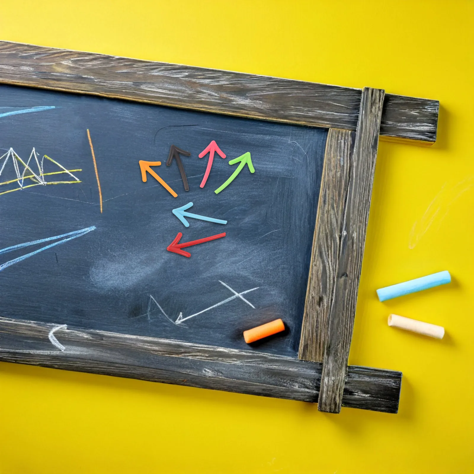 

12pcs Arrow Magnetic Stickers 3D Creative Fridge Magnets For Office Kitchen Classroom Whiteboard Message Organizer Locker